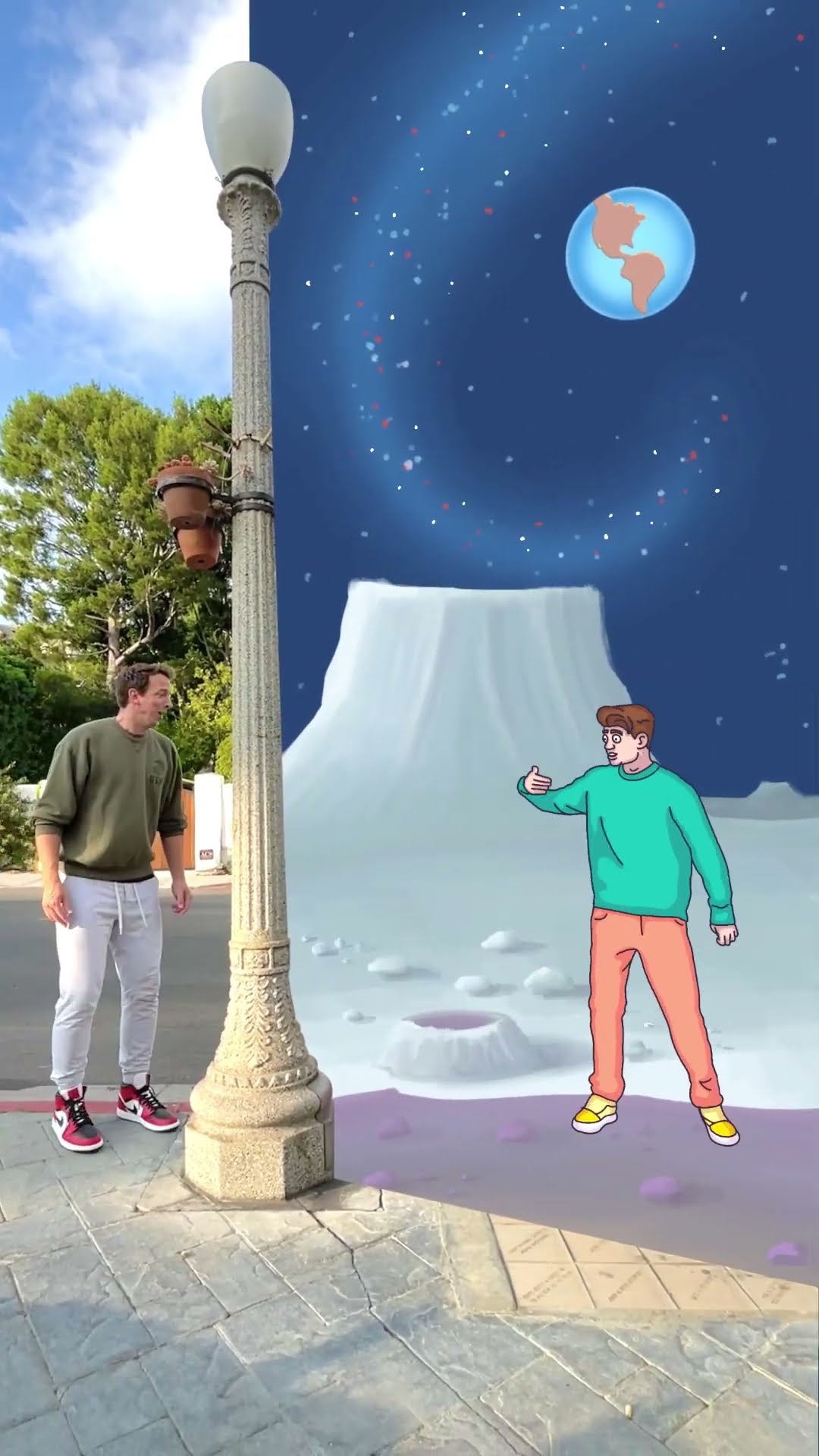 ULTIMATE MOONWALK! Merrick \u0026 @NoDuhJonah's incredible artwork! #animation #vfx throwback #artist