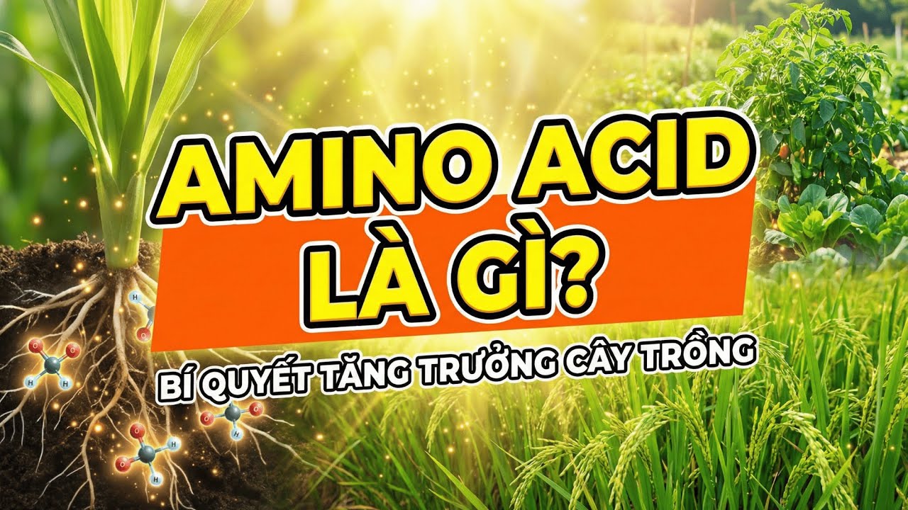 Amino Acid là Bí Quyết giúp Cây KHỎE MẠNH chỉ sau 1 Lần Bón!
