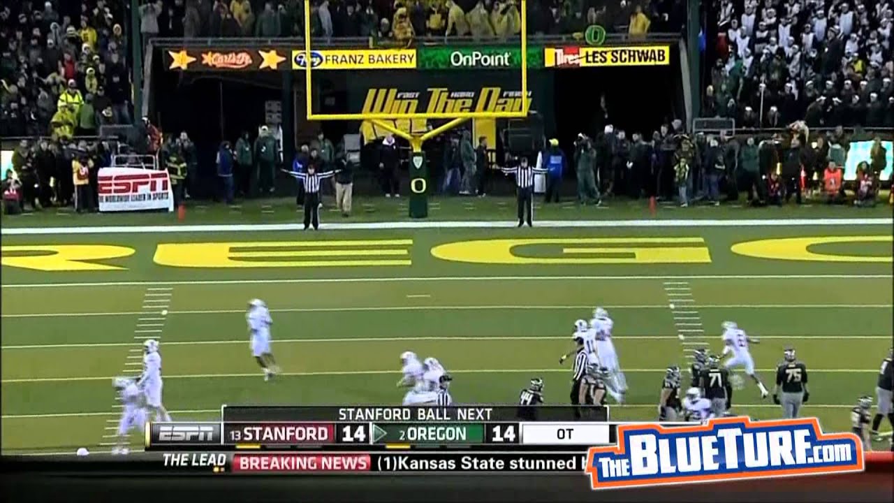 Oregon Ducks suck Stanford takes down Criminal U 11/17/2012