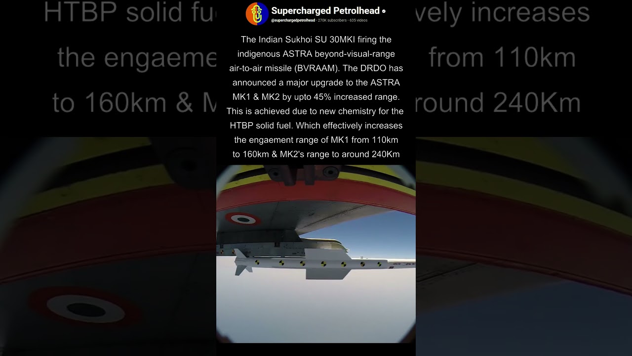 Su 30-MKI firing Astra Missile