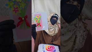 Paper Flower Craft idea for kids/ Paper flower making video #ytshorts #support #shorts #viral