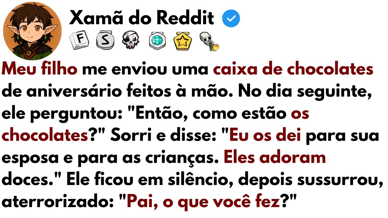 [HISTÓRIA COMPLETA] Meu filho me enviou uma caixa de chocolates de aniversário feitos à mão...