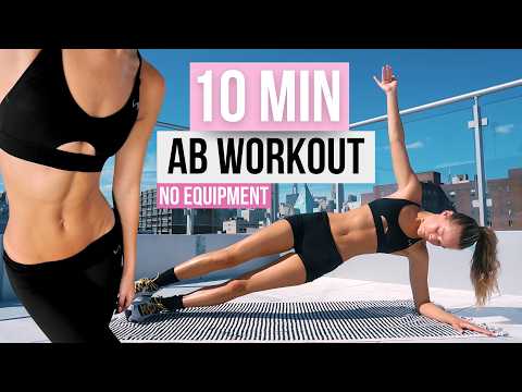 10 Minute AB workout Routine- no equipment