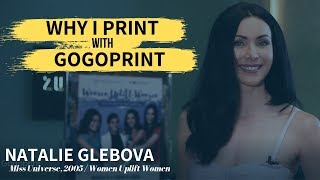 ความประทับใจของลูกค้า Gogoprint | นาตาลี เกลโบว่า, Women Uplift Women