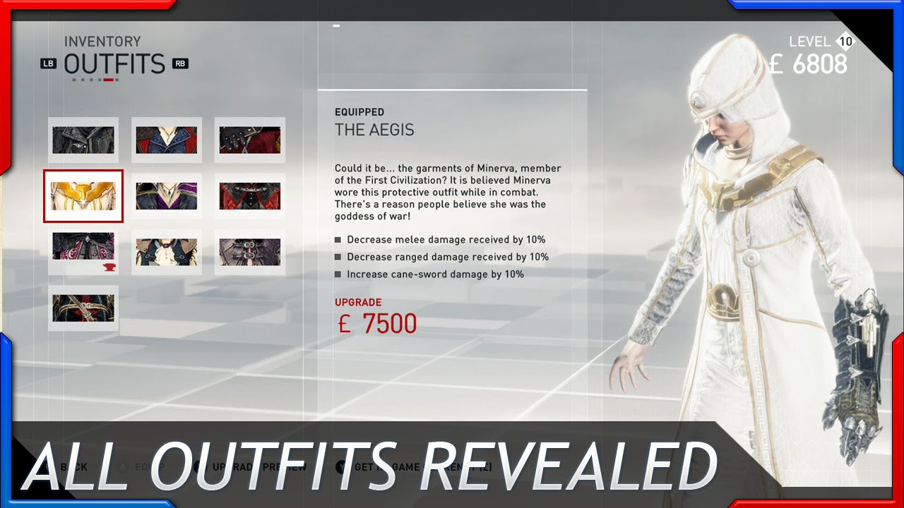 Assassins Creed Syndicate All Outfits YouTube