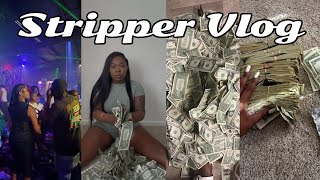 Stripper Vlog| LockerRoom FOOTAGE, Club Drama, 1,000$ 2 Days, Club Footage, Money Count + More