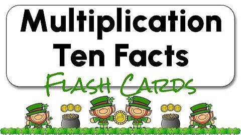 Multiplication Flashcards 10