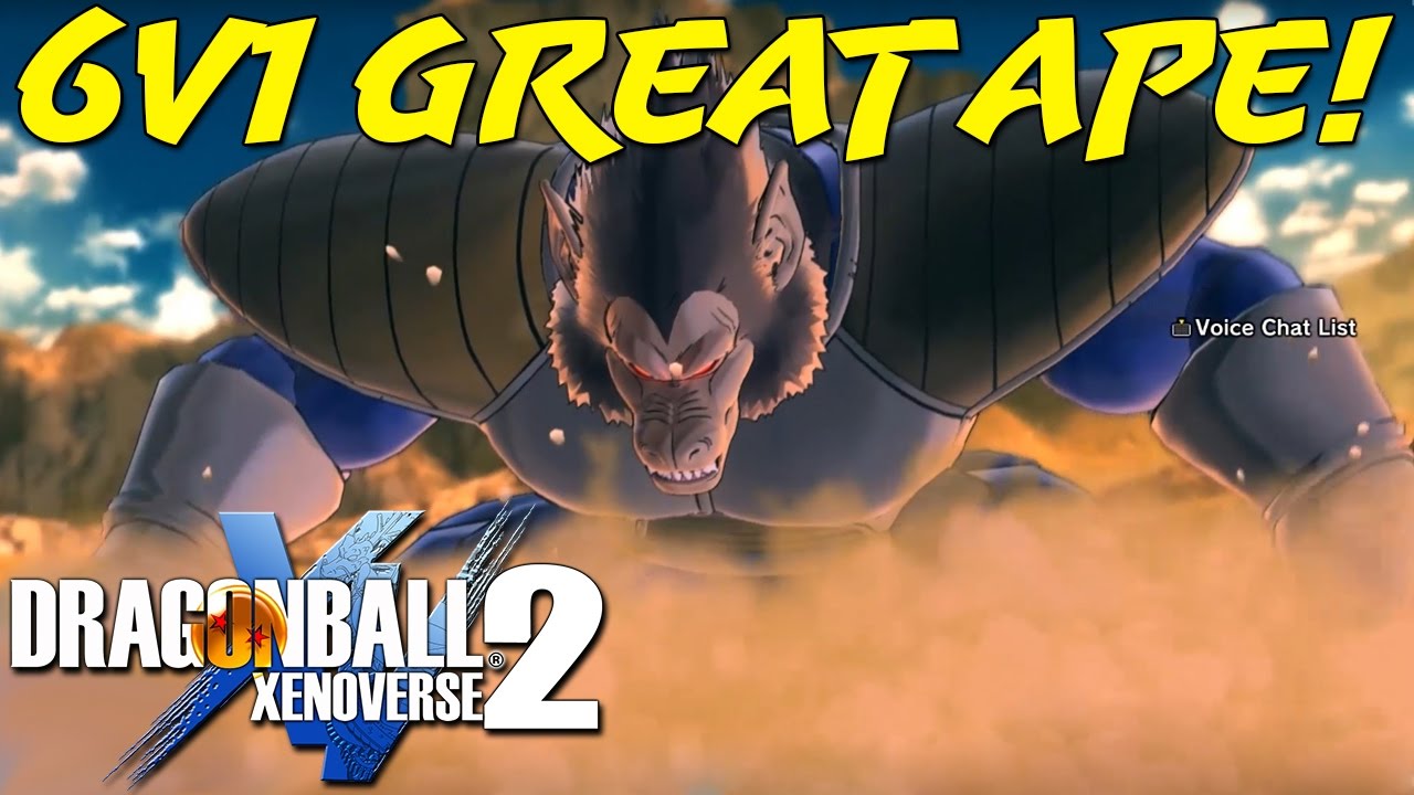 Great Ape Vegeta Expert Mission 6v1 Boss Battle Dragon Ball Xenoverse 2 YouTube