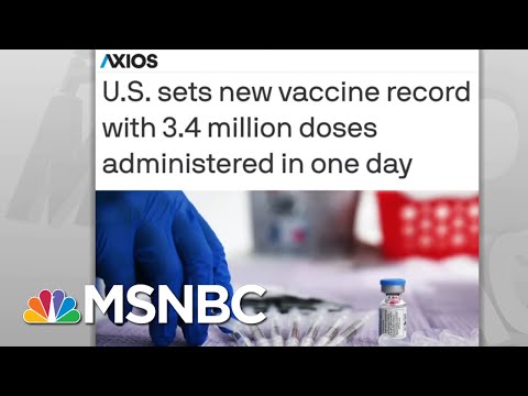 Covid Vaccination Showing Great Success; Variants A Concern For Unvaccinated | Rachel Maddow | MSNBC