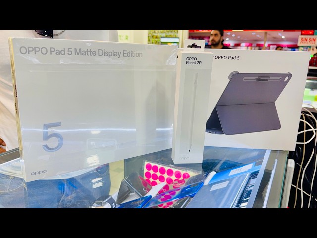 Oppo Pad 5 Matte Display Edition 256GB Smart Keyboard Pad 5 and
