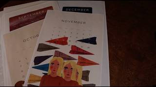 ASMR Calendar Review | A Quiet Look Through My 2026 Designs | Whisper and Soft Spoken screenshot 2
