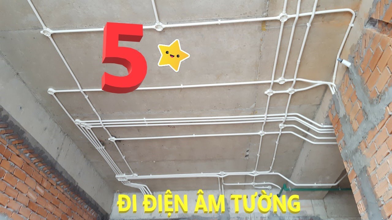 Bước 3: Tạo rãnh trên tường để luồn dây điện