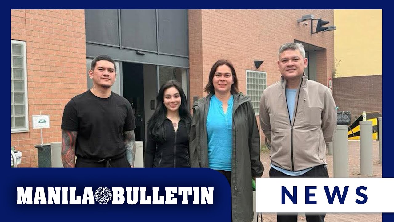 Duterte siblings visit detained father at The Hague; FPRRD 'happy' to see children