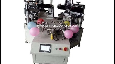 how to operate the Automatic balloon screen printing machine,balloon printing machine for sale