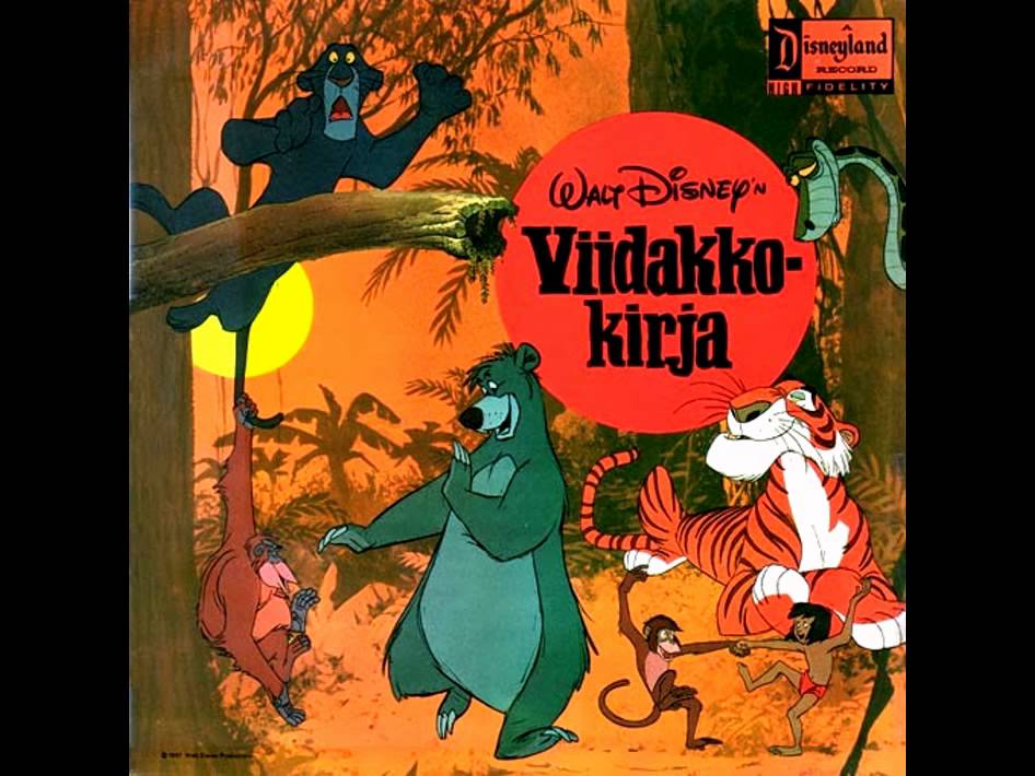 The Jungle Book = When Mowgli meets Baloo the bear for the first time (original finnish dub 1968