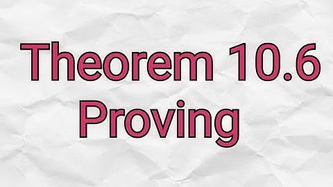 Theorem 10.6 Proving || Theorem Of Circle Class 9 ||