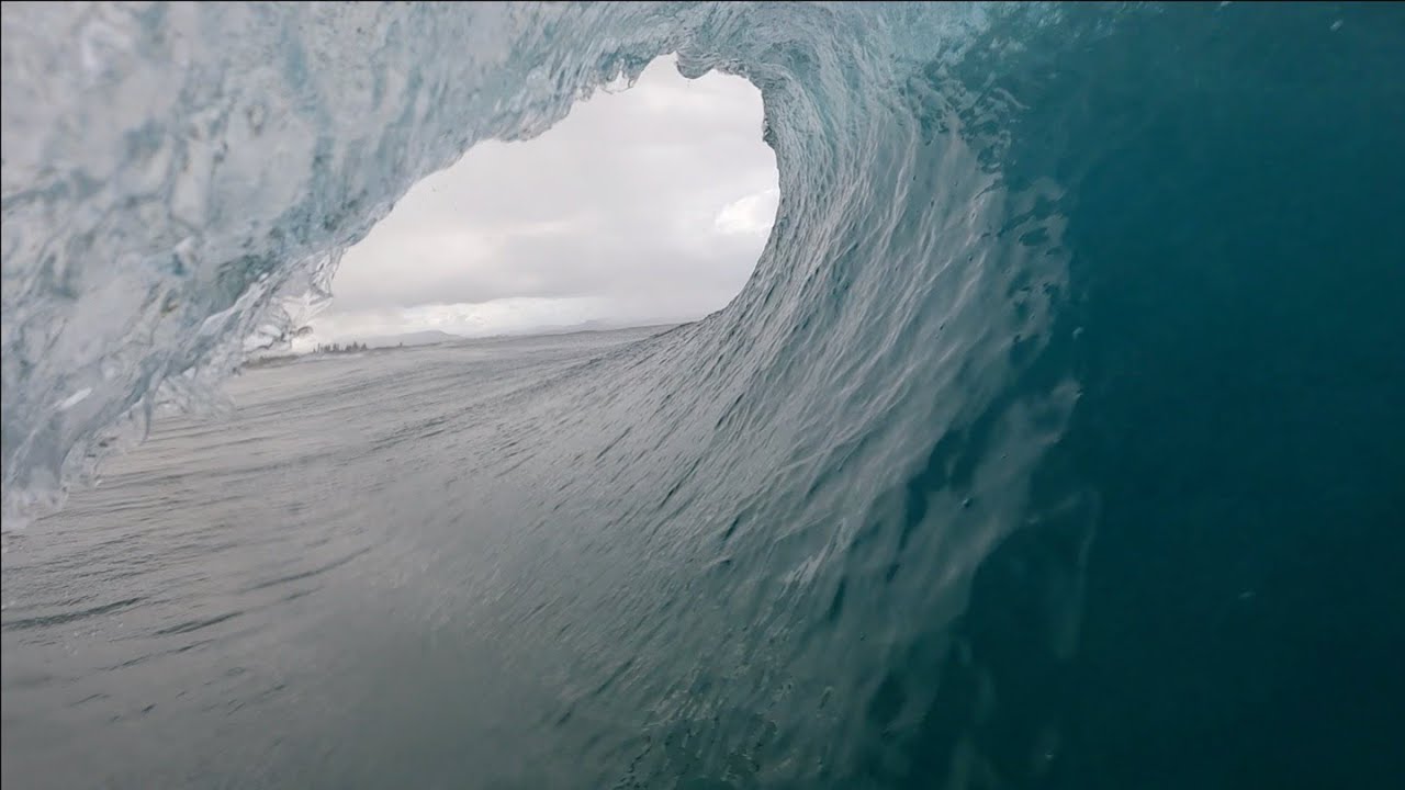Byron Bay Barrels POV Surf Tubes and Wildlife (Dolphin edition)