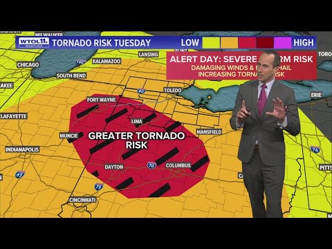 ALERT DAY Tuesday for strong to severe storms | WTOL 11 Weather - YouTube