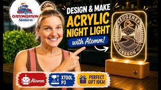 Make a super-simple acrylic lamp with the xTool P3