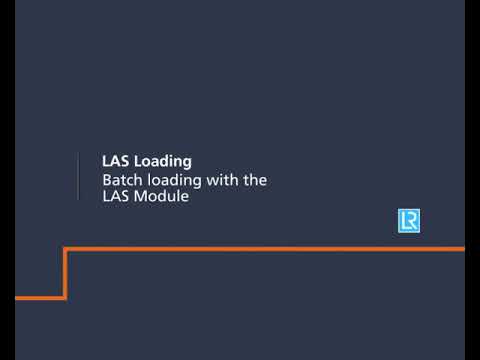 Batch Loading LAS Files with Interactive Petrophysics