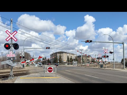 Railroad Crossing | 82 Street NW, Edmonton, AB (Video 2)
