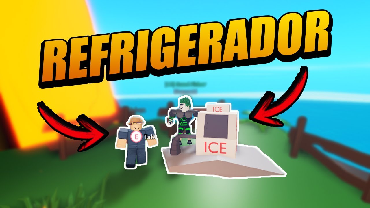 Como hacer la mision del Refrigerador Fishing Simulator Roblox