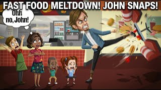 Jonh Misbehaves At Kfc Grounded