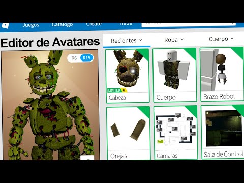 Creamos El Perfil De Springtrap Fnaf En Roblox Rovi23 Roblox Youtube - creamos el perfil de sonic en roblox rovi23 roblox by