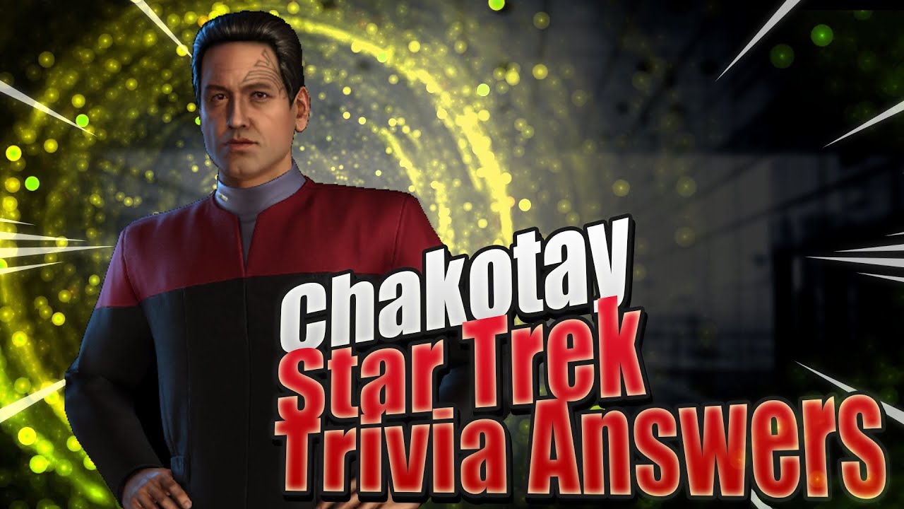 star trek fleet command chakotay trivia