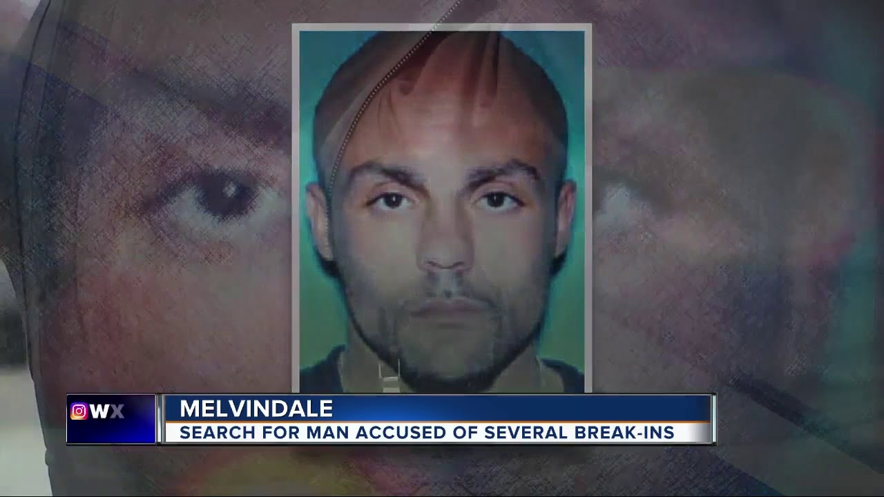 Police search for man accused of several break-ins in Melvindale - YouTube