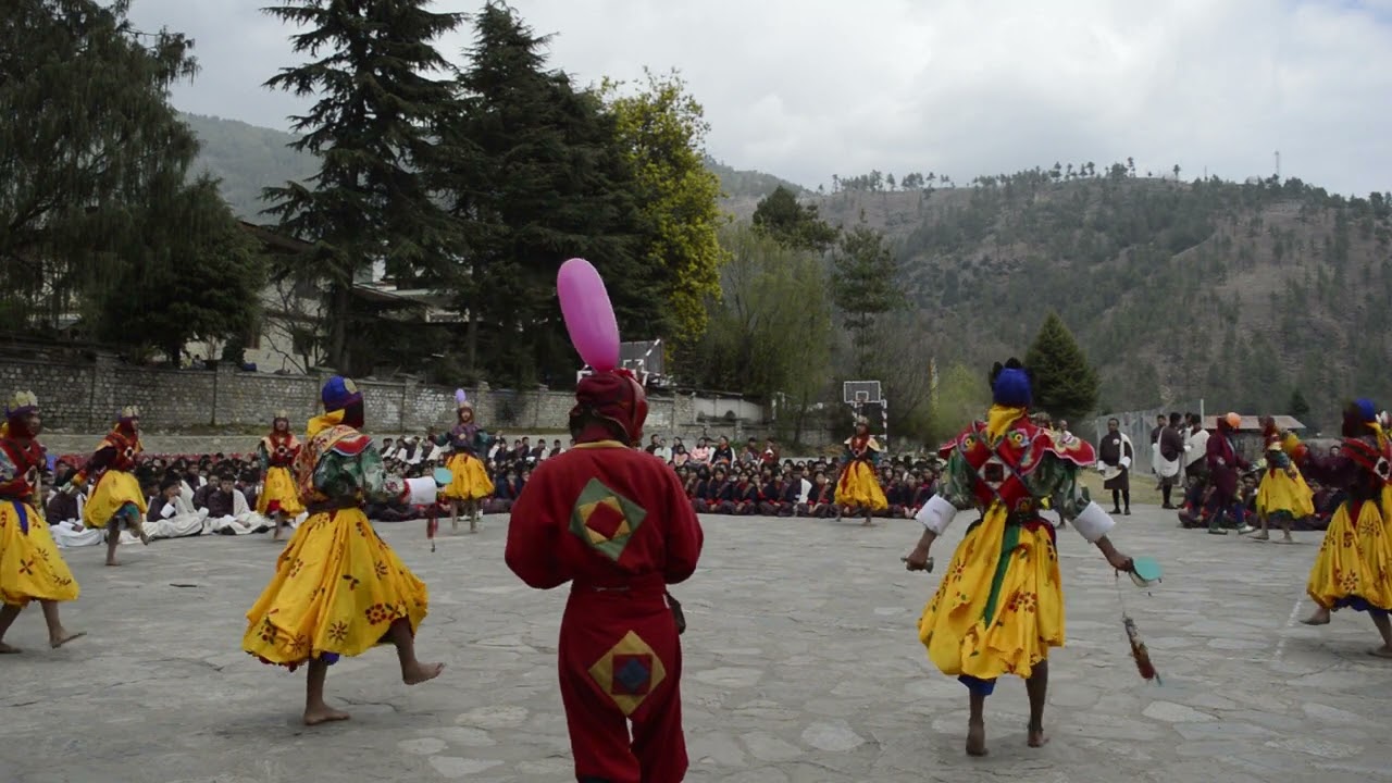 Pa Chham  performed by Motithang HSS students during our 49th school foundation day.