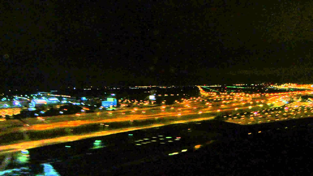 NIGHT LANDING AT SCHIPHOL AIRPORT (HD) YouTube