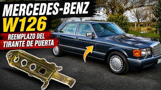 Mercedes-Benz W126 - Door Check Strap Troubleshooting and Replacement diy