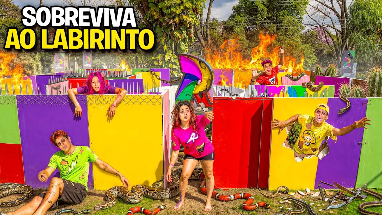 SOBREVIVA AOS DESAFIOS DO LABIRINTO *Quem venceu ?