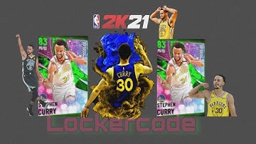 NBA 2K21 MyTeam Locker codes  (Stephen Curry)