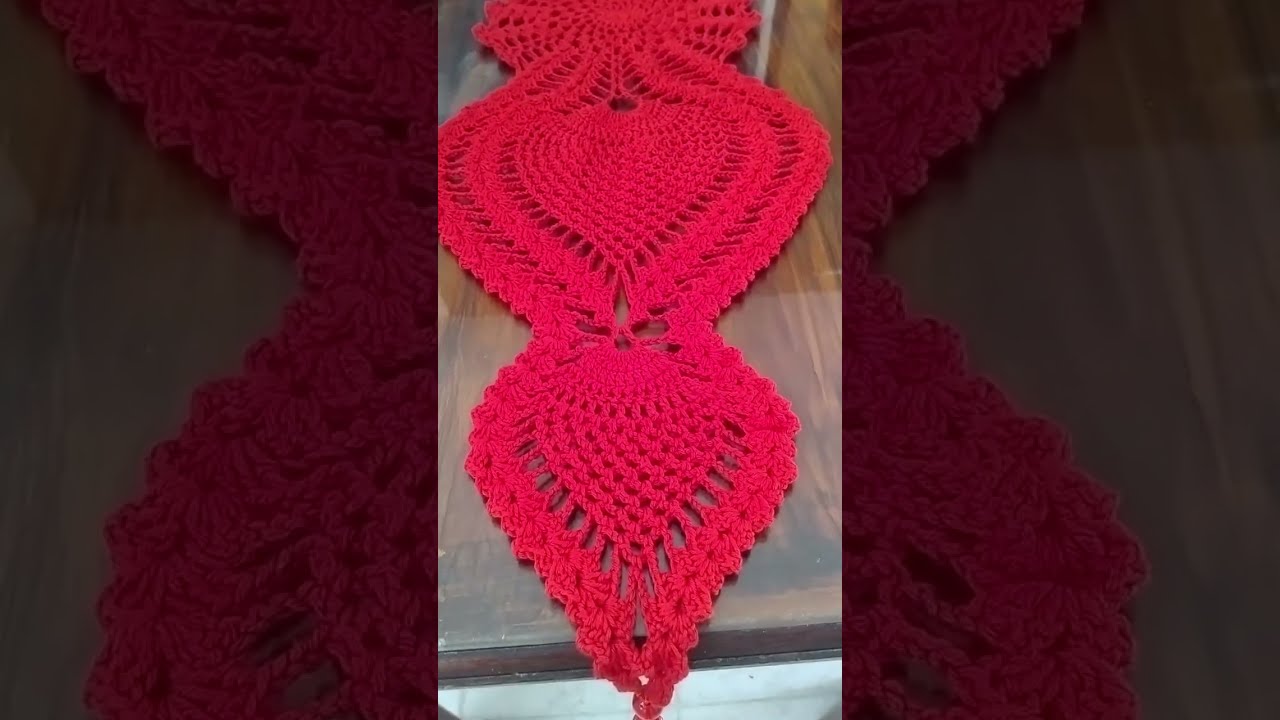 Trilho de mesa abacaxi duplo 