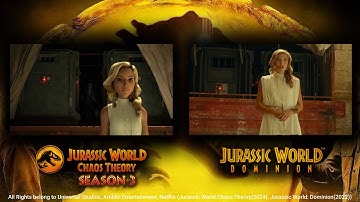 [SPOILERS] Jurassic World Chaos Theory Season 3 all Malta Tie-in Scenes to Dominion | Comparison