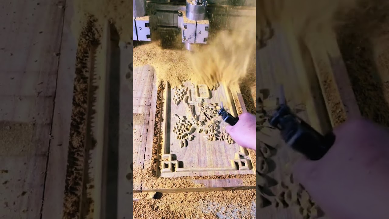 Hoa văn do máy CNC chạm có đẹp không ? Mời Quý Vị cùng... - youtube