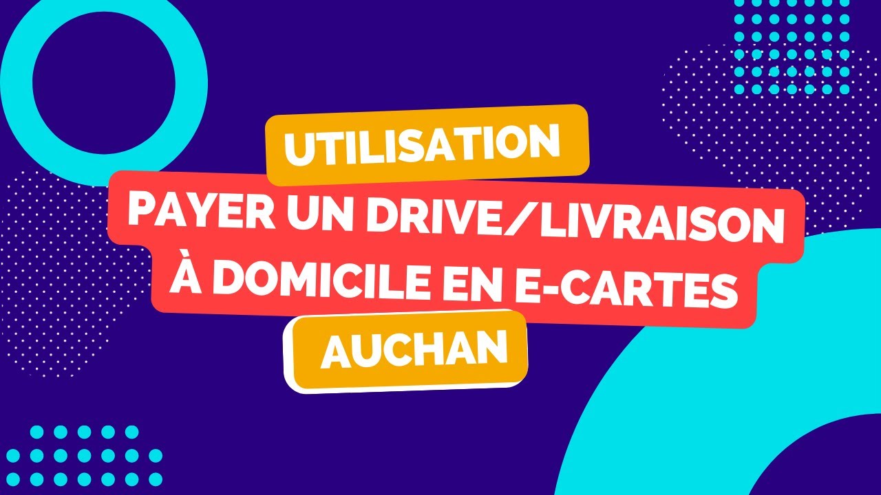 Emrys - UTILISATION Comment utiliser des e-cartes Auchan pour payer un