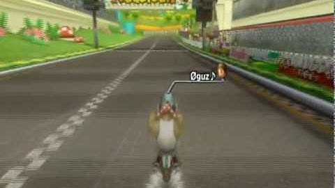 Mario Kart Wii Luigi Circuit Ghost Data Time Trial by Øguz ♪ aka Oguz1nho 01:09.885