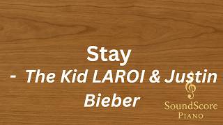 Stay – The Kid LAROI &amp; Justin Bieber | Piano Tutorial + Sheet Music