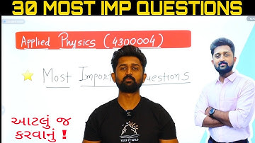 Applied Physics (4300004)  30 Most IMP Questions | GTU Diploma Engineering | Part 5