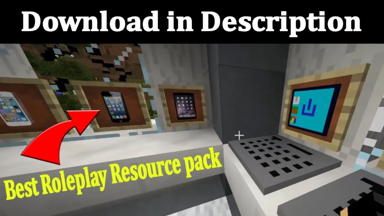 The BEST Minecraft CITY ROLEPLAY Recourse Pack (Download in Description)