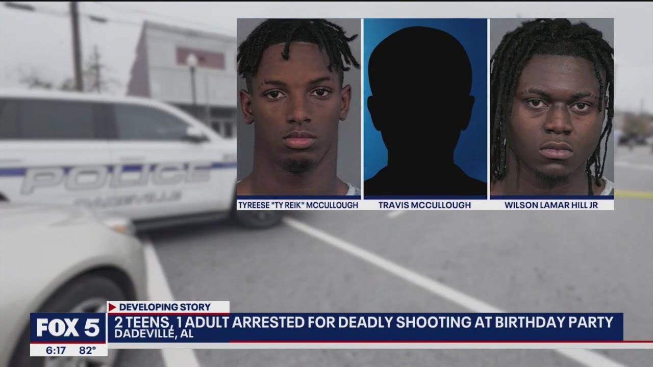 3 arrested in deadly Alabama birthday shooting | FOX 5 News - YouTube