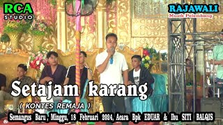 Lagu Yg Viral  Kontes Muda Mudi  Desa Semangus  Om Rajawali Musik Plg  Acara  Bpk Eduar