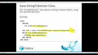 Webinar: Genero Built-In Classes (July 2012)