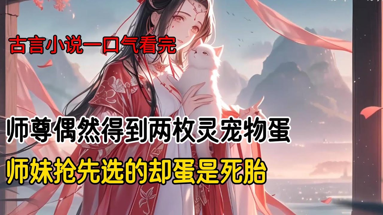 师尊偶然得了两枚蛋，让我跟师妹一人挑一个。师妹抢先选了遍布金光华丽无比的那枚，留给我黯淡无光毫无生气。谁料师妹的蛋只是死胎，而我却孵化出了千年未有的九尾白狐，受尽宗门跟青丘的供奉