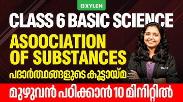 Class 6 Basic Science | Association of Substances | പദാർത്ഥങ്ങളുടെ കൂട്ടായ്മ | Xylem Class 6