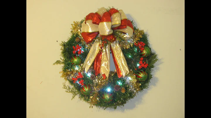 How to make Carmen's $14.00 DollarTree Garland Wre...