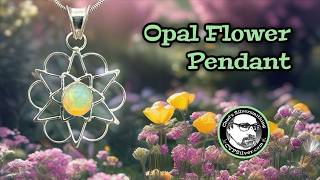 Make a Geometric Flower Pendant